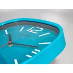 Galery – Relogio q-connect de parede de plastico redondo 30 cm movimento silencioso cor azul0