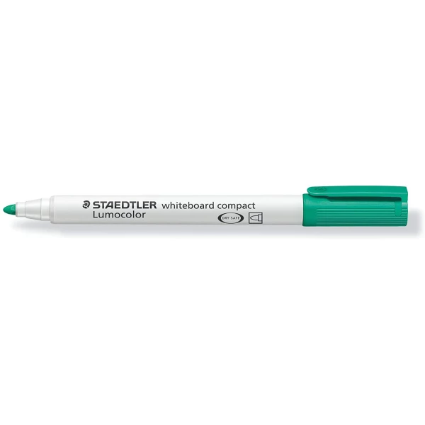 Thumbnail-Staedtler Lumocolor 341 Marcador para Quadro Branco – Ponta Biselada 1 – 2mm Aprox – Secagem Rápida – Cor Verde