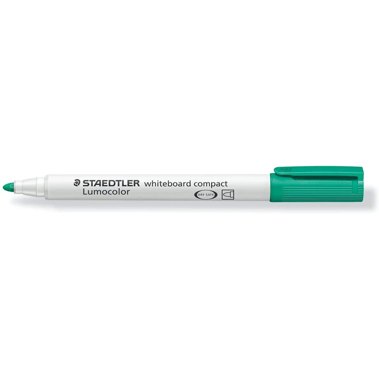 Thumbnail-Staedtler Lumocolor 341 Marcador para Quadro Branco – Ponta Biselada 1 – 2mm Aprox – Secagem Rápida – Cor Verde