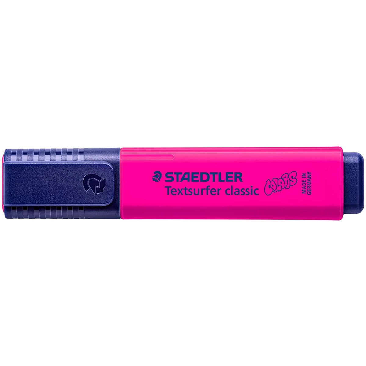 Thumbnail-Marcador fluorescente Staedtler Textsurfer Classic 364 – Ponta chanfrada 1 – 5 mm aprox – Secagem rápida – Cor magenta