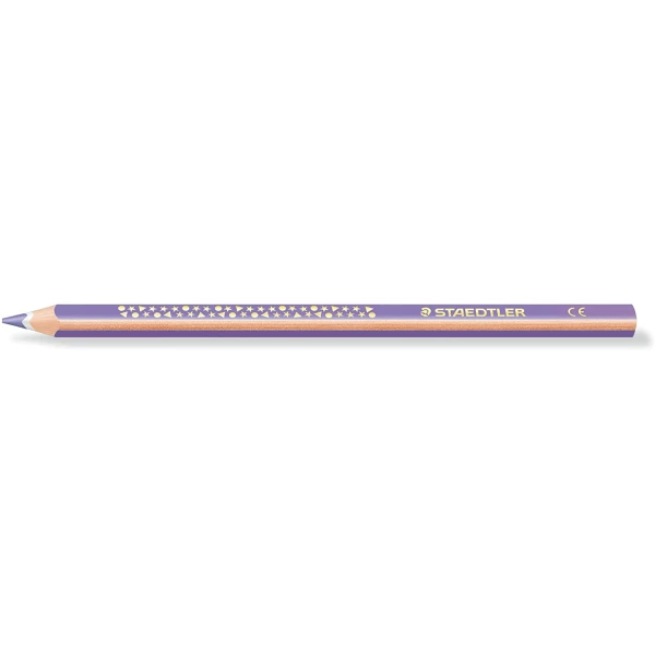 Thumbnail-Lápis colorido Staedtler Jumbo Noris 128 – mina de 4 mm – resistência à quebra – design ergonômico – cor violeta