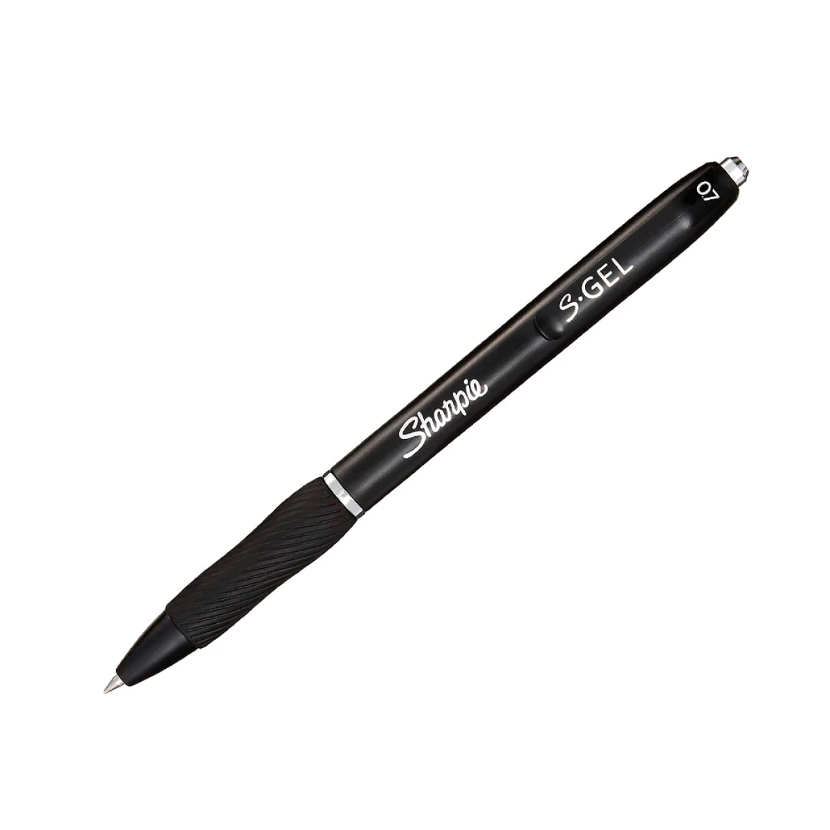 Galery – Esferografica sharpie retratil tinta gel ponta 0,7 mm cor preto – 12 unidades0