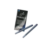 Galery – Tinta parker quink azul permanente caixa de 5 cartuchos0