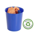 Galery – Cesto de papeis plastico archivo 2000 ecogreen 100% reciclado 18 litros cor azul 290×310 mm0