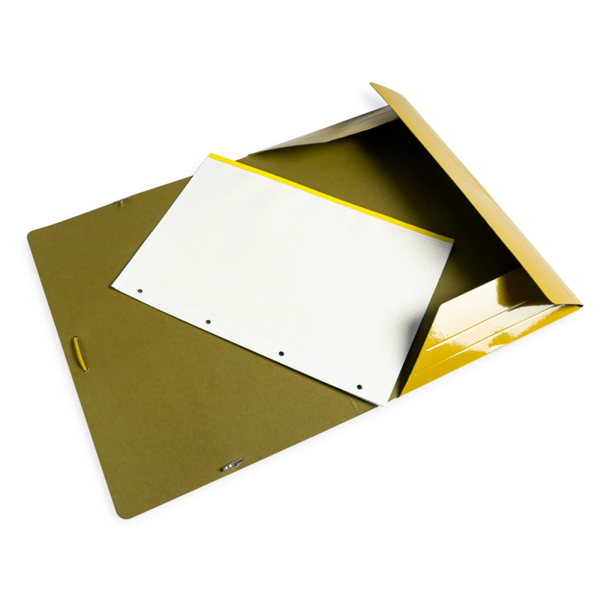 Galery – Pasta liderpapel de elasticos folio 3 abas cartao plastificado cor amarelo0