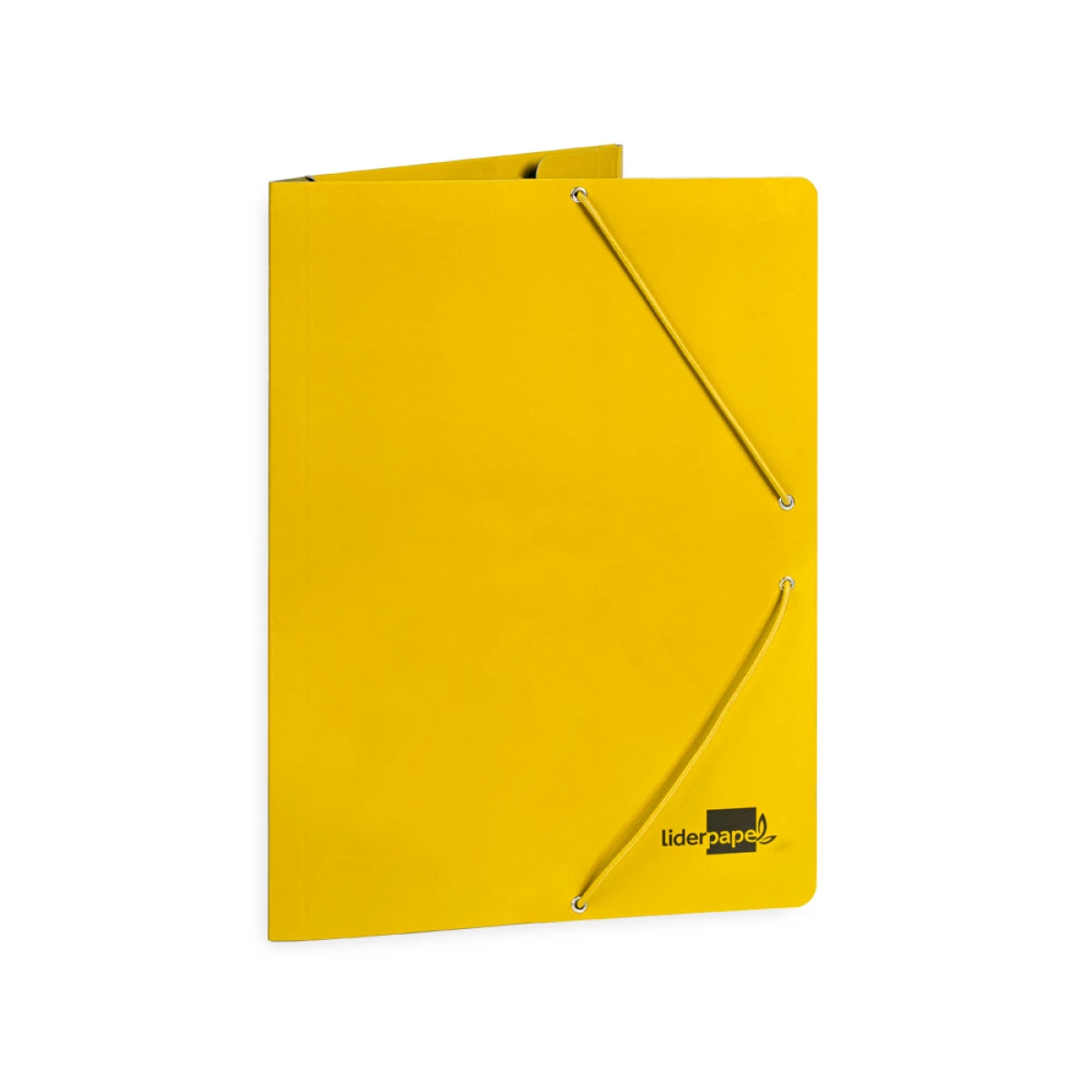 Galery – Pasta liderpapel de elasticos folio 3 abas cartao plastificado cor amarelo0
