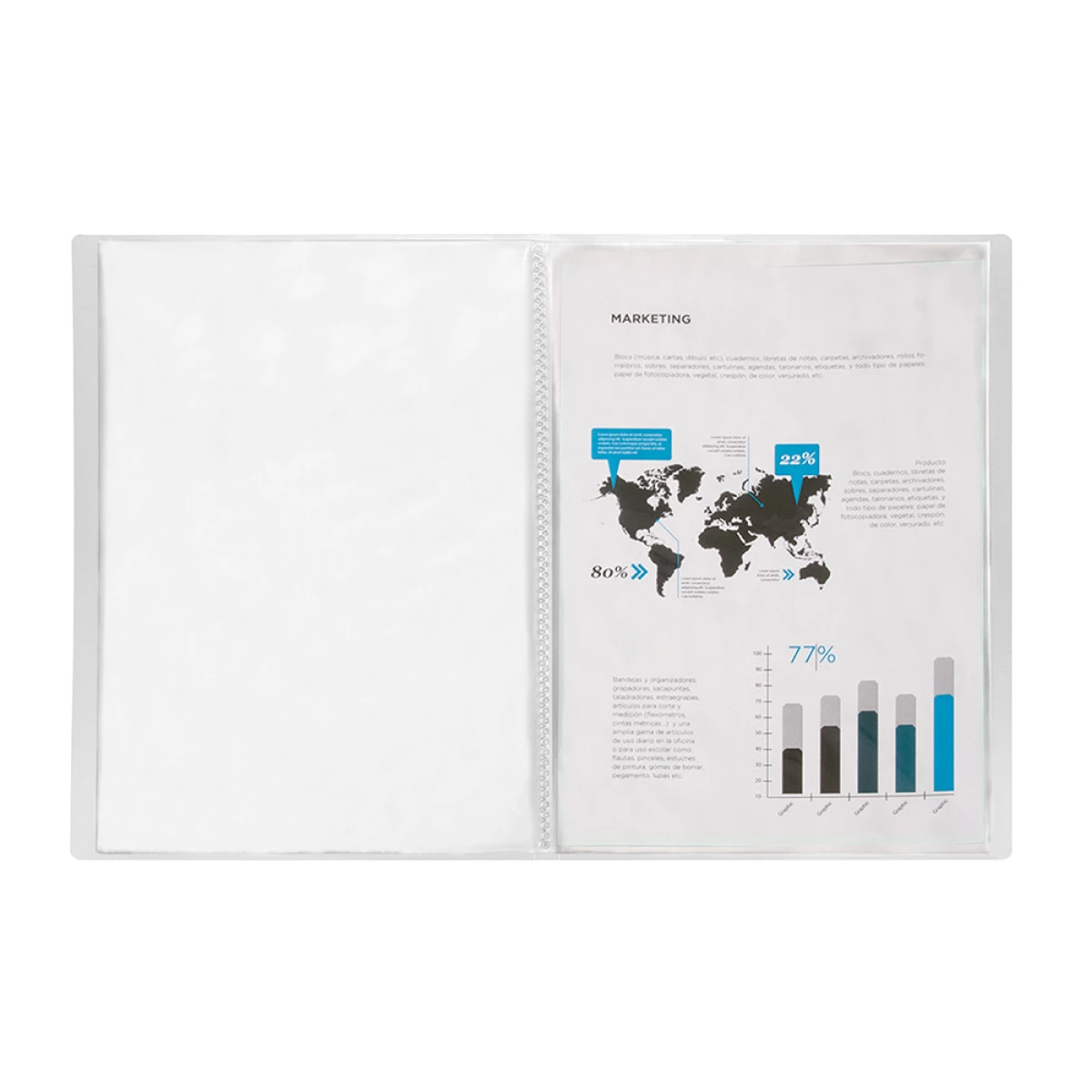 Galery – Capa catalogo liderpapel 40 bolsas polipropileno din a3 transparente translucido0