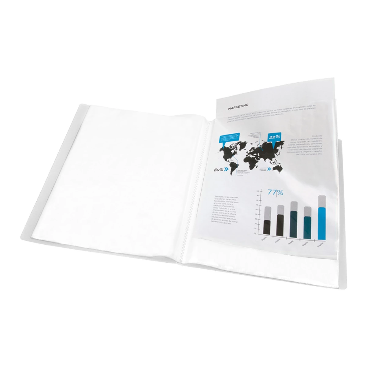 Galery – Capa catalogo liderpapel 40 bolsas polipropileno din a3 transparente translucido0