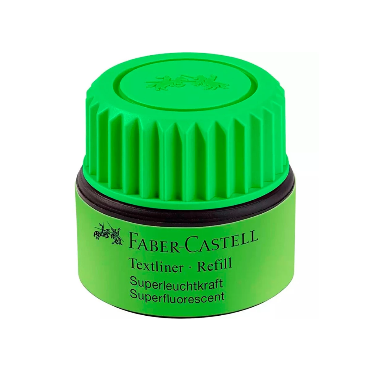 Galery – Tinta marcador faber castell fluorescente 1549 com sistema capilar cor verde frasco de 30 ml0