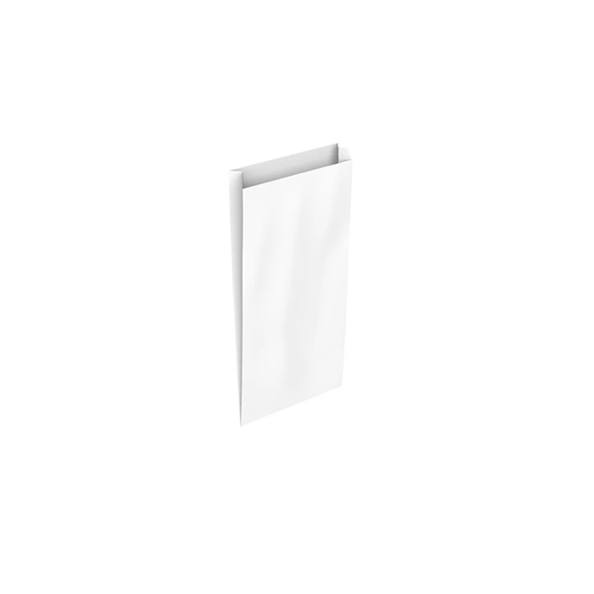 Galery – Envelope basika celulose branco com fole xxs 100x200x30 mm pack de 25 unidades0