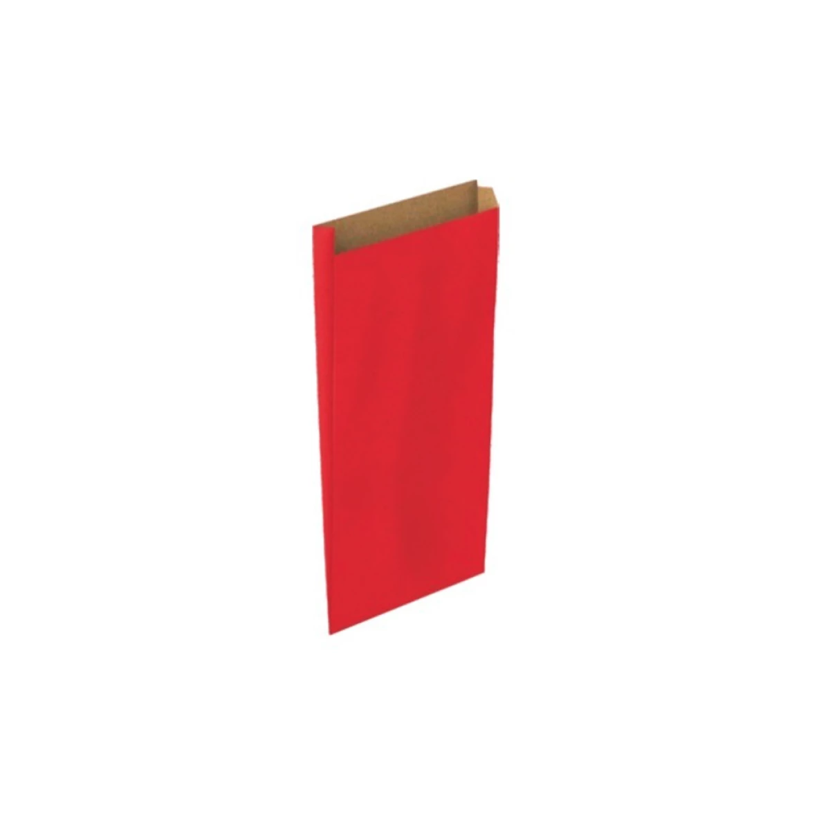 Galery – Envelope basika kraft vermelho com fole xs 120x250x30 mm pack de 25 unidades0