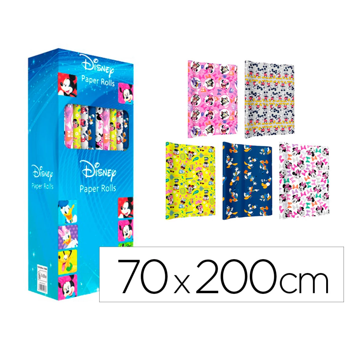 Thumbnail-Papel fantasia basika disney rolo de 70 x 200 cm modelos sortidos – 50 unidades