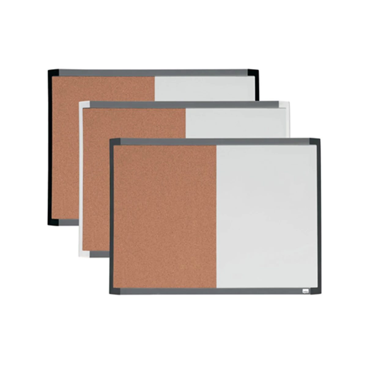 Galery – Quadro branco nobo magnetico com tabuleiro de cortica 585×430 mm0