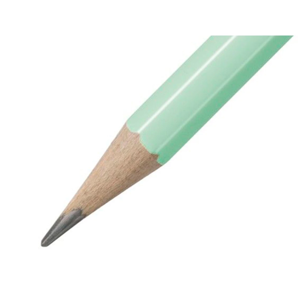 Galery – Lapis de grafite stabilo swano com borracha mina 2,2 mm dureza hb verde pastel – 12 unidades0