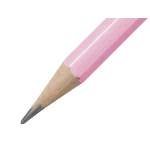 Galery – Lapis de grafite stabilo swano com borracha mina 2,2 mm dureza hb rosa pastel – 12 unidades0