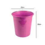 Galery – Cesto plastico liderpapel ecouse 100% reciclado rosa opaco 13 litros0