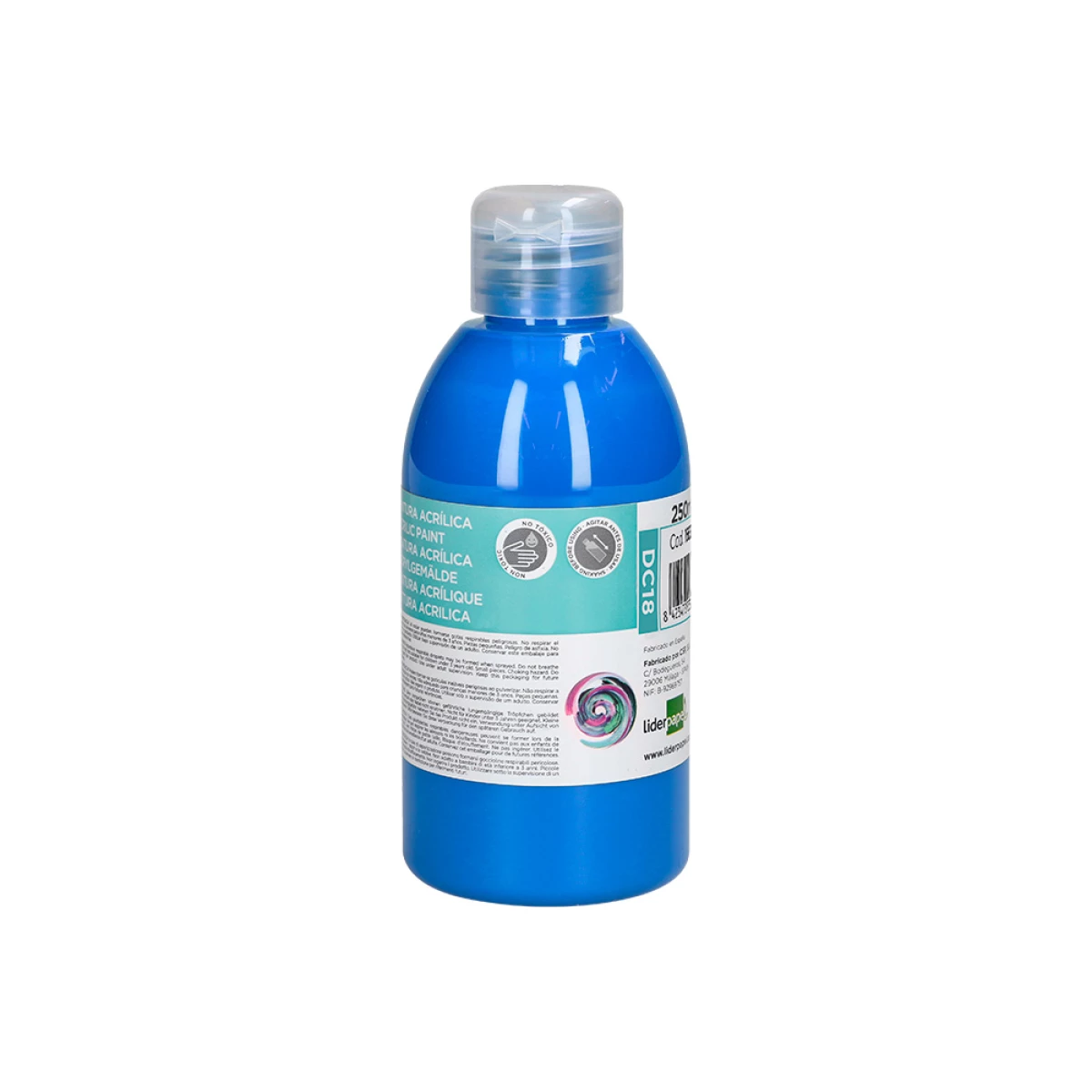 Galery – Pintura acrilica liderpapel frasco de 250 ml cian0