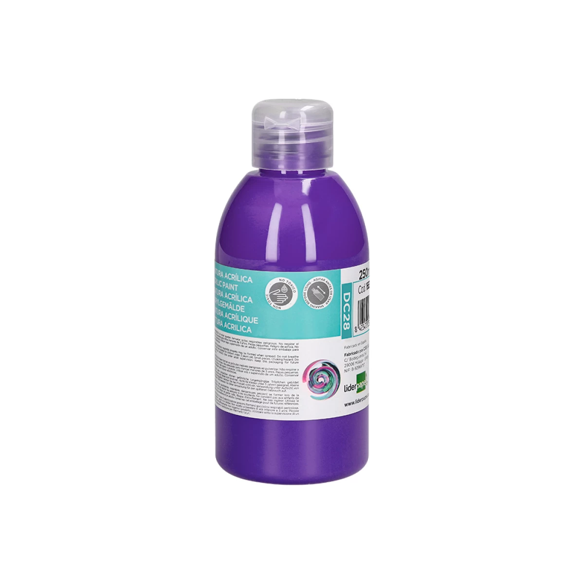 Galery – Pintura acrilica liderpapel frasco de 250 ml violeta0