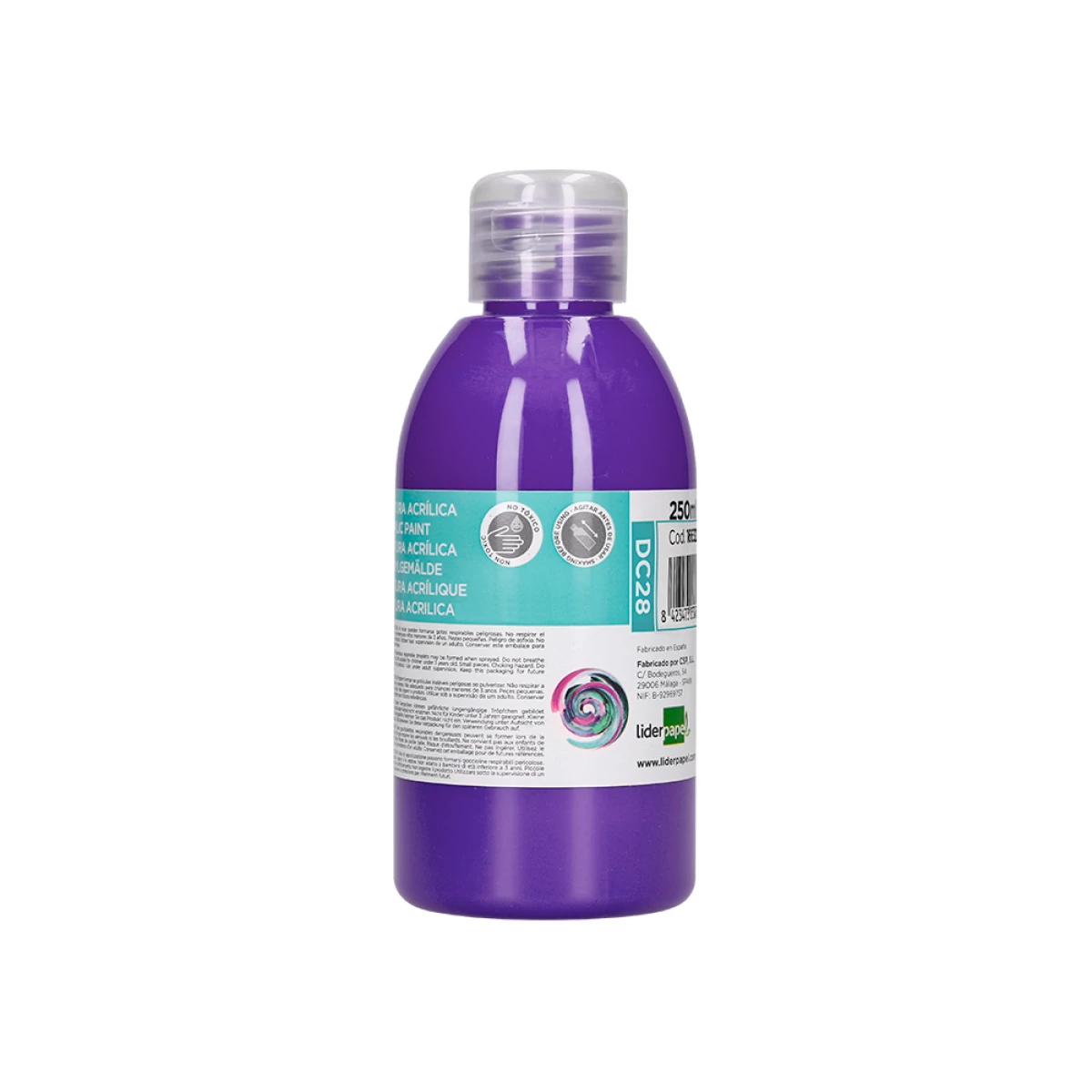 Galery – Pintura acrilica liderpapel frasco de 250 ml violeta0