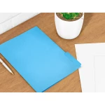 Galery – Classificador liderpapel em cartolina din a4 pestana direita 240g/m2 azul – 50 unidades0