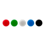Galery – Iman de sinalizacao liderpapel ecouse pp reciclado para quadro magnetico 20 mm caixa de 10 unidades cores sortidas0