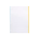 Galery – Recarga liderpapel a4 antartik 100 folhas 100g/m2 pautado 4 furos bandas de 5 cores0