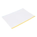 Galery – Recarga liderpapel a4 antartik 100 folhas 100g/m2 pautado 4 furos bandas de 5 cores0