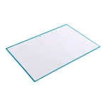 Galery – Recarga liderpapel a4 antartik 80 folhas 90g/m2 quadricula 5mm 4 furos 1 banda com moldura cor turquesa0