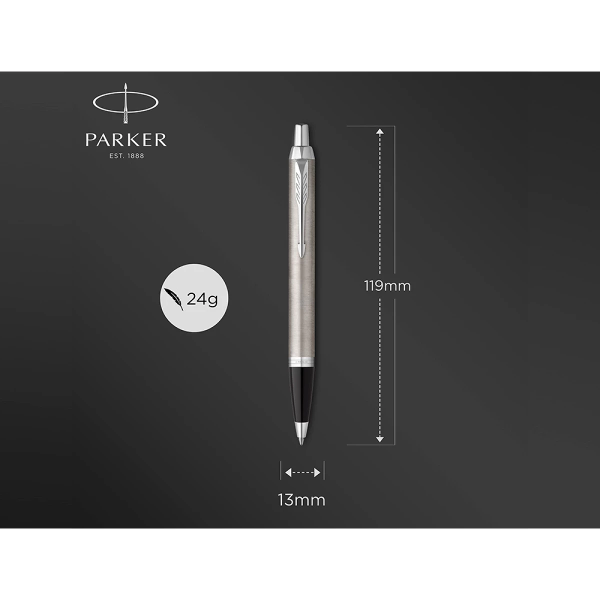 Galery – Conjunto parker im essential aço ct esferografica + caneta0