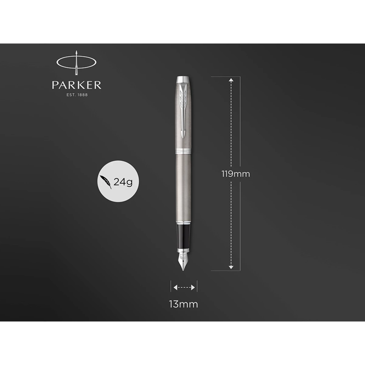 Galery – Conjunto parker im essential aço ct esferografica + caneta0