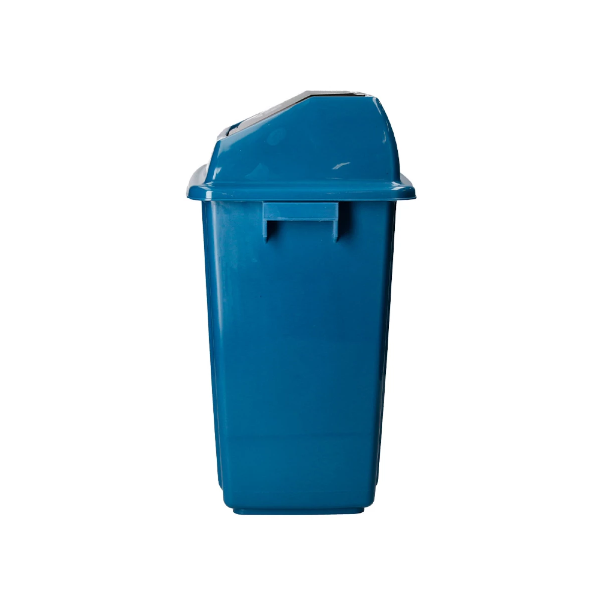 Galery – Contentor de lixo q-connect plastico com tampa de empurrar 58 litros 470x330x760 mm azul0