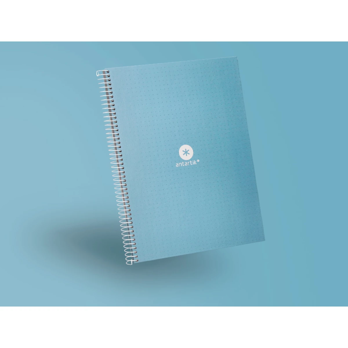 Galery – Caderno espiral liderpapel a4 micro antartik capa forrada 80f 90 gr pontilhado 1 banda 4 furos cor celeste0