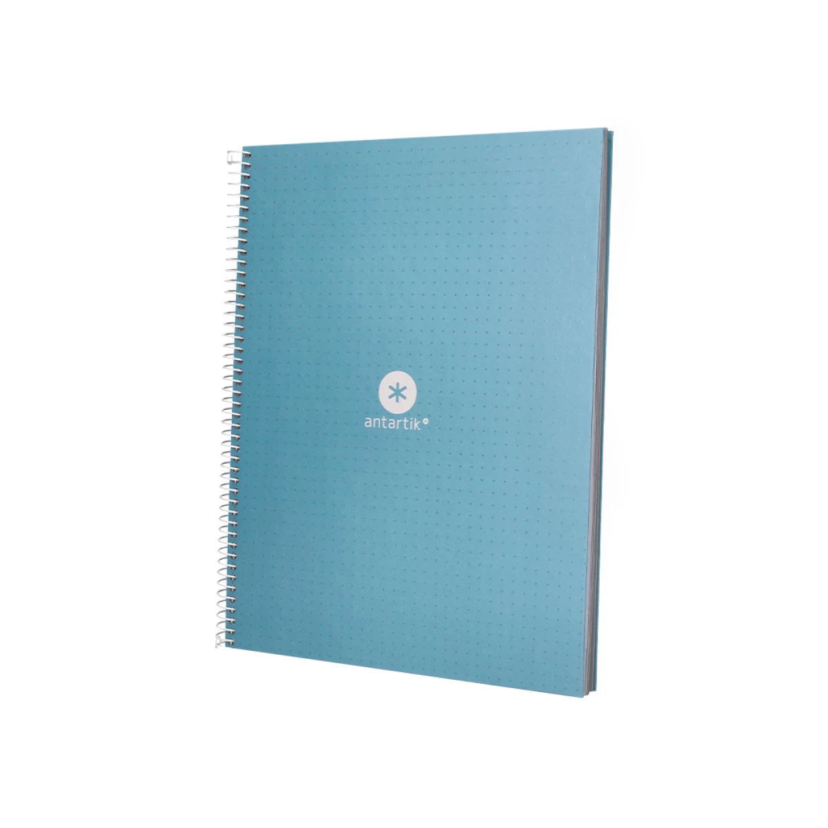 Galery – Caderno espiral liderpapel a4 micro antartik capa forrada 80f 90 gr pontilhado 1 banda 4 furos cor celeste0