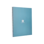 Galery – Caderno espiral liderpapel a4 micro antartik capa forrada 80f 90 gr pontilhado 1 banda 4 furos cor celeste0