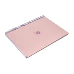 Galery – Caderno espiral liderpapel a4 micro antartik capa forrada 80f 90 gr pontilhado 1 banda 4 furos cor rosa0