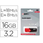 Thumbnail-Pen drive emtec usb 3.2 click easy 16 gb vermelho