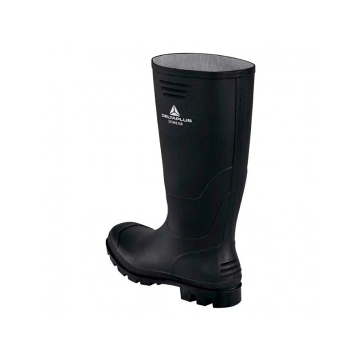 Galery – Botas deltaplus de seguranca stone pvc preto sola de pitoes tamanho 380