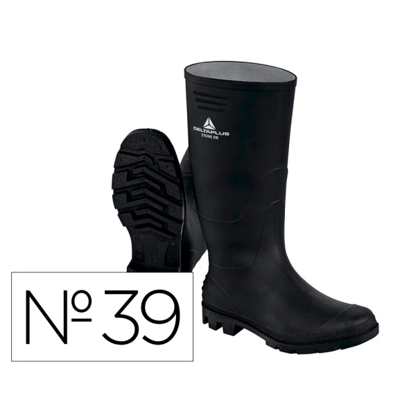 Thumbnail-Botas deltaplus de seguranca stone pvc preto sola de pitoes tamanho 39