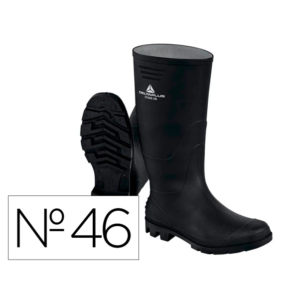 Thumbnail-Botas deltaplus de seguranca stone pvc preto sola de pitoes tamanho 46