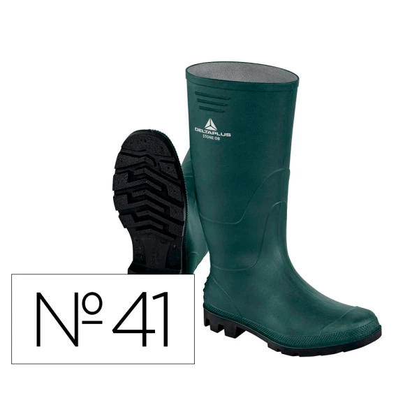 Thumbnail-Botas deltaplus de seguranca stone pvc verde sola de pitoes tamanho 41