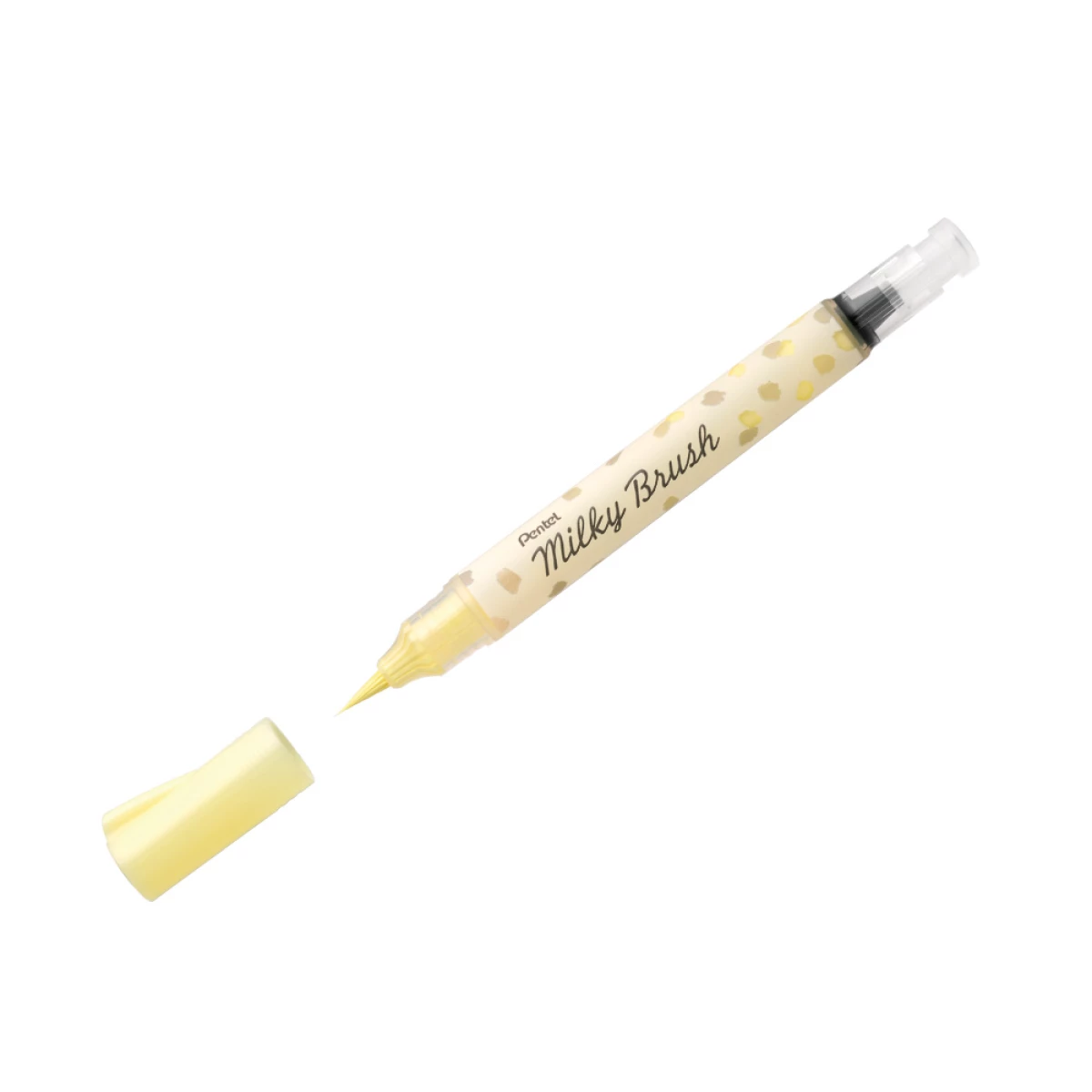 Galery – Pincel pentel milky brush cor pastel amarelo – 5 unidades0