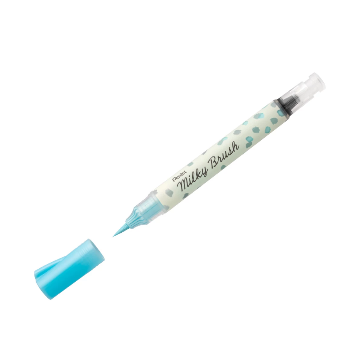 Galery – Pincel pentel milky brush cor pastel azul – 5 unidades0