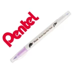 Thumbnail-Pincel pentel brush sign pen com ponta dupla cor roxo heliotropio – 10 unidades