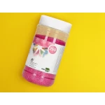 Galery – Purpurina liderpapel fantasia cor rosa pastel metalizado frasco de 250 gr0