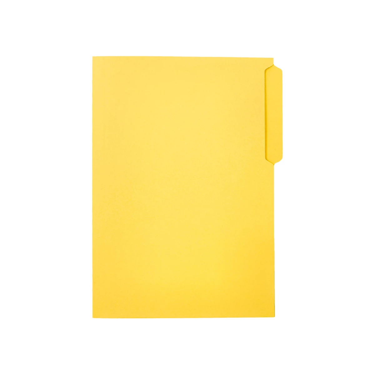 Galery – Classificador cartolina liderpapel folio pestana inferior 240g/m2 amarelo – 50 unidades0