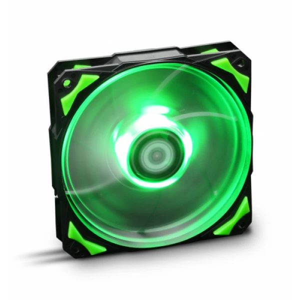 Thumbnail-NOX H-Fan LED Gabinete para computador Ventilador 12 cm preto, verde, branco