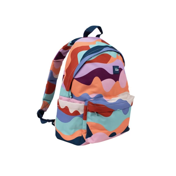 Thumbnail-Mochila milan serir the fun urbana classica com 2 fechos multicolor 150x300x440 mm