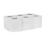 Galery – Papel secamanos bunzl greensource 2 capas celulosa blanca 200 mm x 150 mt paquete de 6 rollos0