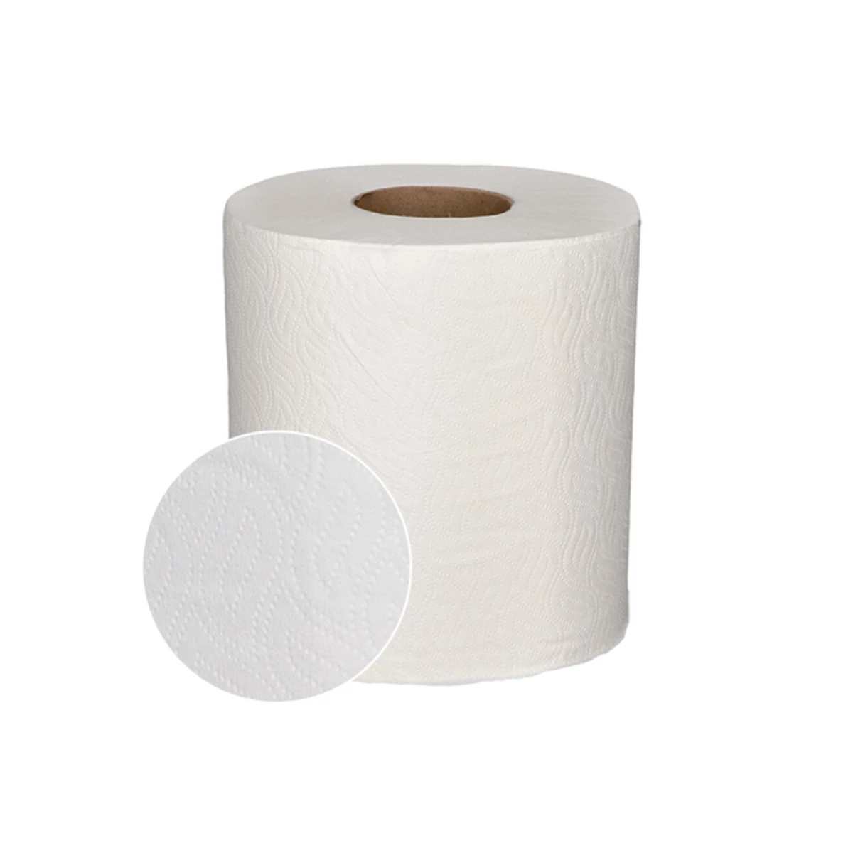 Galery – Papel secamanos bunzl greensource 2 capas celulosa blanca 200 mm x 150 mt paquete de 6 rollos0