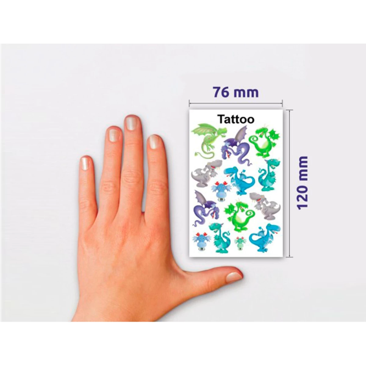 Galery – Autocolantes avery tatuagem 6 modelos diferentes expositor de 60 blister sortidos0